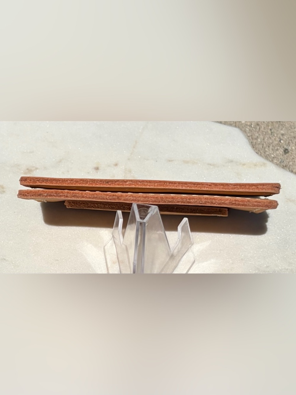 Love Bug Plus Wallet Portland Leather Goods Mamey Full-Grain Leather NWOT - Picture 7 of 12